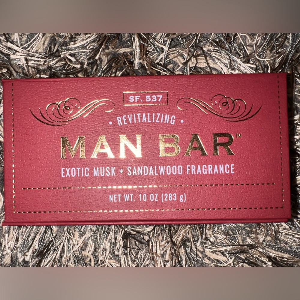 SAN FRANCISCO Soap Company Revitalizing Man Bar Exotic Musk Sandalwood 10oz